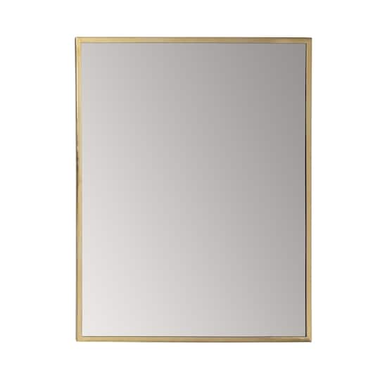Habitat Laia 30" Golden Rectangular Wall Mirror